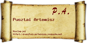 Pusztai Artemisz névjegykártya